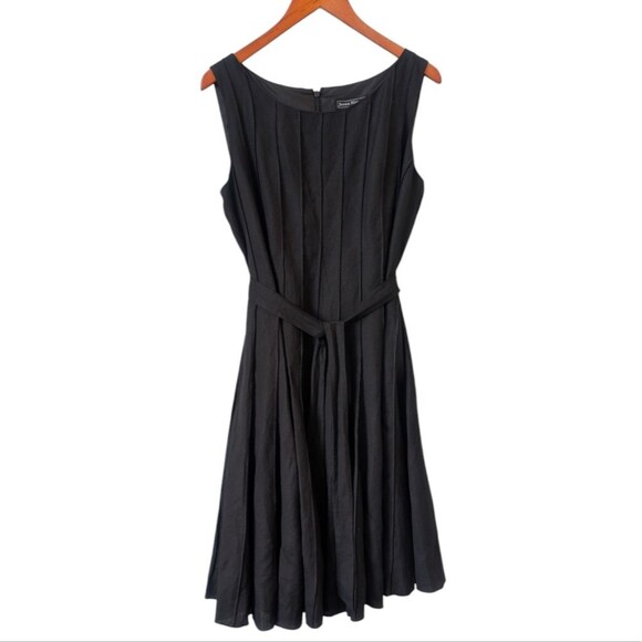 Jessica Howard Linen Blend Sleeveless Belt Midi Dress Size 14 - Picture 2 of 8